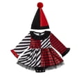 thumbnail image 1 of WIBACKER Infant Baby Girls' Clown Costumes Halloween Long Sleeve Tutu Romper Dress +Hat Cosplay Clothes 3-6 Months, 1 of 10