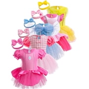strapless open back dress Under the Ocean Girls Mermaid Princess Dress