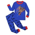 thumbnail image 1 of WIBACKER Kids Boys Motorcyclist 2 Piece Pajamas Set 100% Cotton Pjs for Toddler, 1 of 13