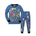 thumbnail image 1 of WIBACKER Kids & Toddler Boys Long Sleeve Top and Pants Sleepwear Cotton 2 Piece Pajama Set,Car, 1 of 10