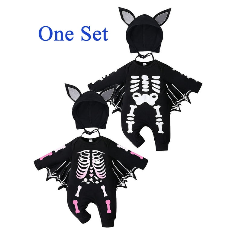 Skeleton Infant Costume Romper Jumpsuit for Halloween Skeleton Infant Costume Romper Jumpsuit for Halloween