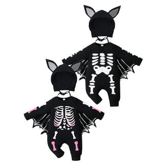 Pregnant Skeleton Twins Baby Boy & Girl Halloween Costume Cosplay Shower  Mothers Day Gift Rash Guard Leggings Plus Size Baby Bump Bones 