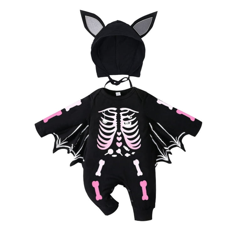 Skeleton Infant Costume Romper Jumpsuit for Halloween Skeleton Infant Costume Romper Jumpsuit for Halloween