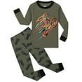 thumbnail image 1 of WIBACKER Toddler Boys Cotton Pajama Sets Snug Fit Long Sleeve Tops & Sleep Pants Soft Kids Motorcycle Sleepwear 3T, 1 of 7