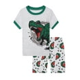 thumbnail image 1 of WIBACKER Toddler Boys Pajamas Short Sets Dinosaur Cotton 2 Piece Pjs Sleepwear Summer Clothes Kids Jammies 2-9Y, 1 of 9