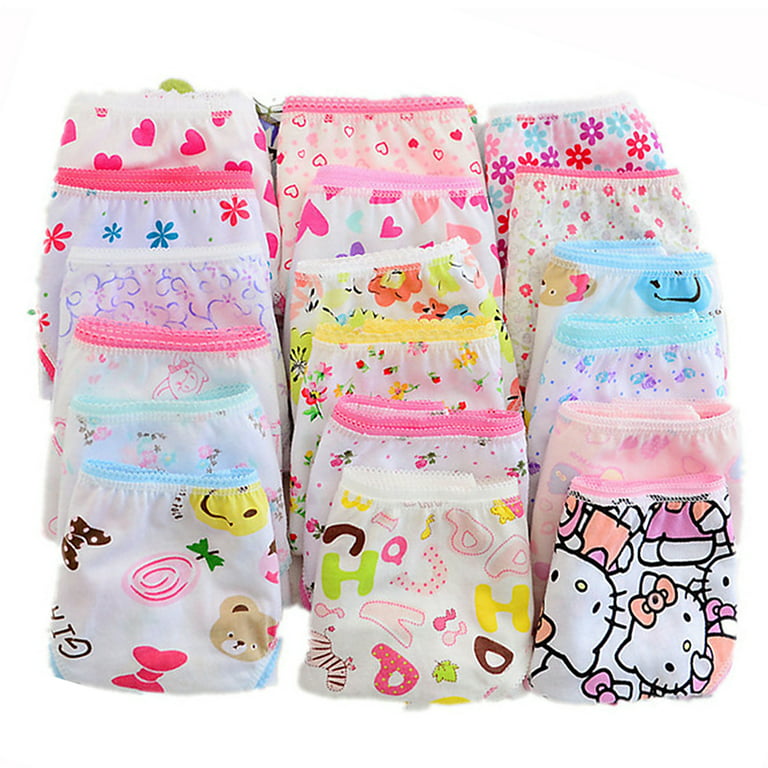 Buy 6pcs Toddler Girl Underwear +1pcs Rubber Pants for Toddlers