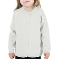 thumbnail image 1 of WIBACKER Toddler & Little Boy Girl School Uniform Cardigan Sweater Baby Basic Button Knit Tops, 1 of 6