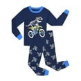 thumbnail image 1 of WIBACKER Toddlers and Little Boys Snug-Fit 100% Cotton Pajama Sleepwear Sets Kids Long Sleeve Dinosaur Pjs Size 3-8T, 1 of 10