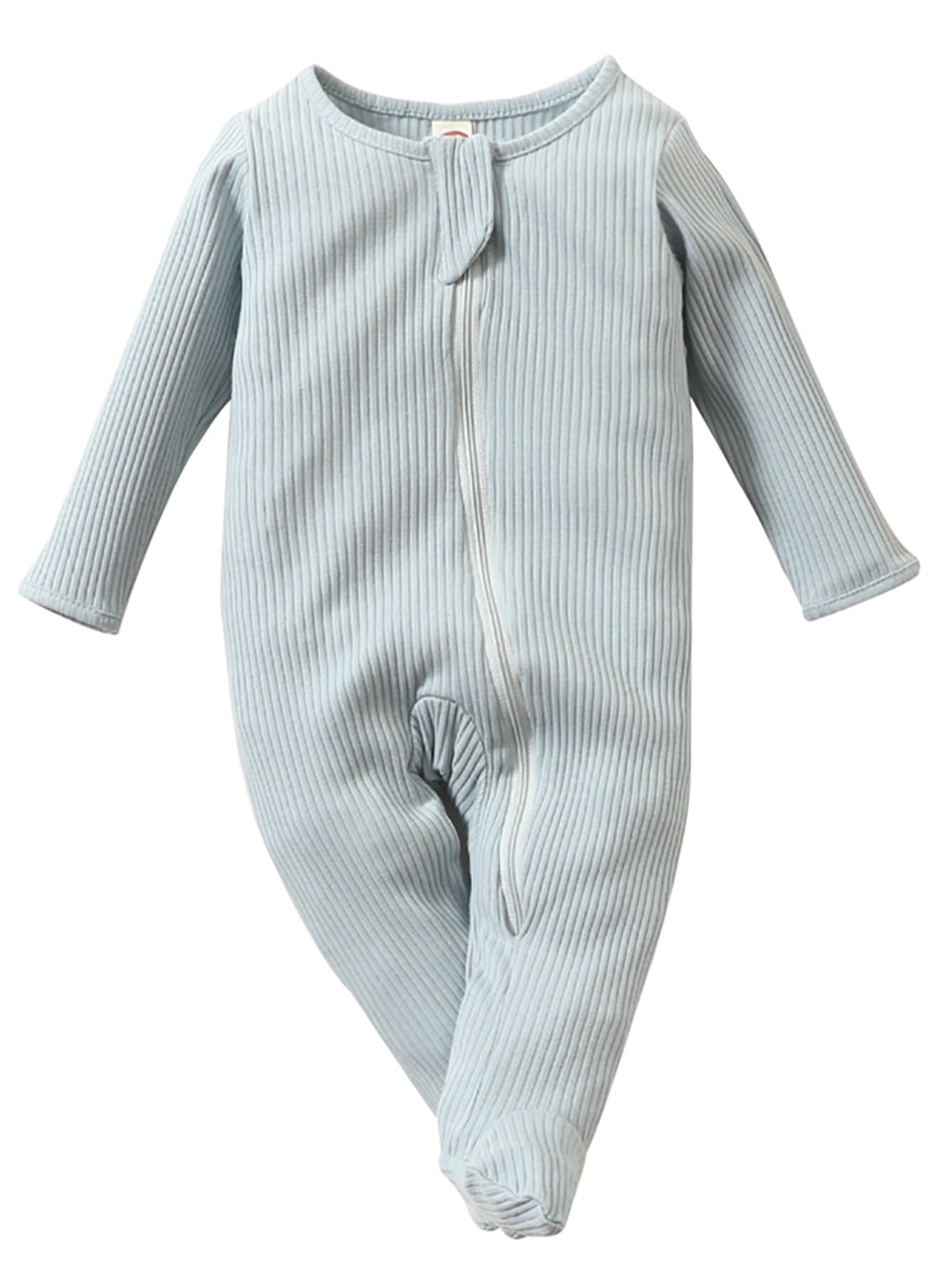 WIBACKER Unisex Newborn Zipper Baby OnePiece Footies Pajamas Infant