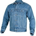 thumbnail image 1 of WICKED STOCK Motorcycle Jacket Men-Jeans Jacket motorcycle-Trucker Jacket for Men-Denim Casual Rugged Wear Riding Jacket, 1 of 6