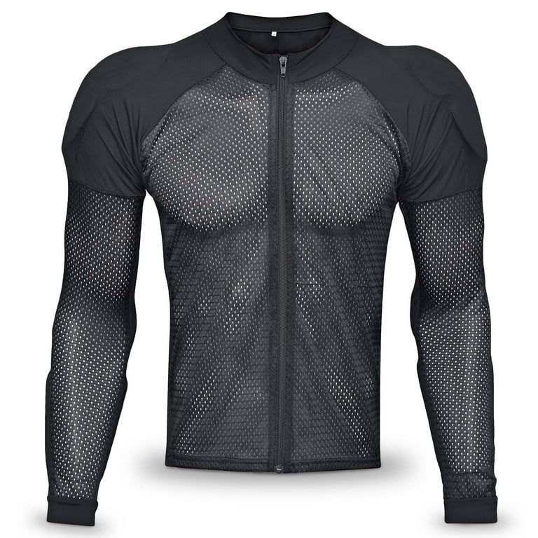 Wicked Stock Potomac Protective Riding Shirt Armored CE Level 1 Mesh All Season Adult Unisex Size Medium Black