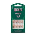thumbnail image 1 of WICKED x KISS Press on Nails, There's Joy, Beige, Short Oval, 28 Count, 1 of 13