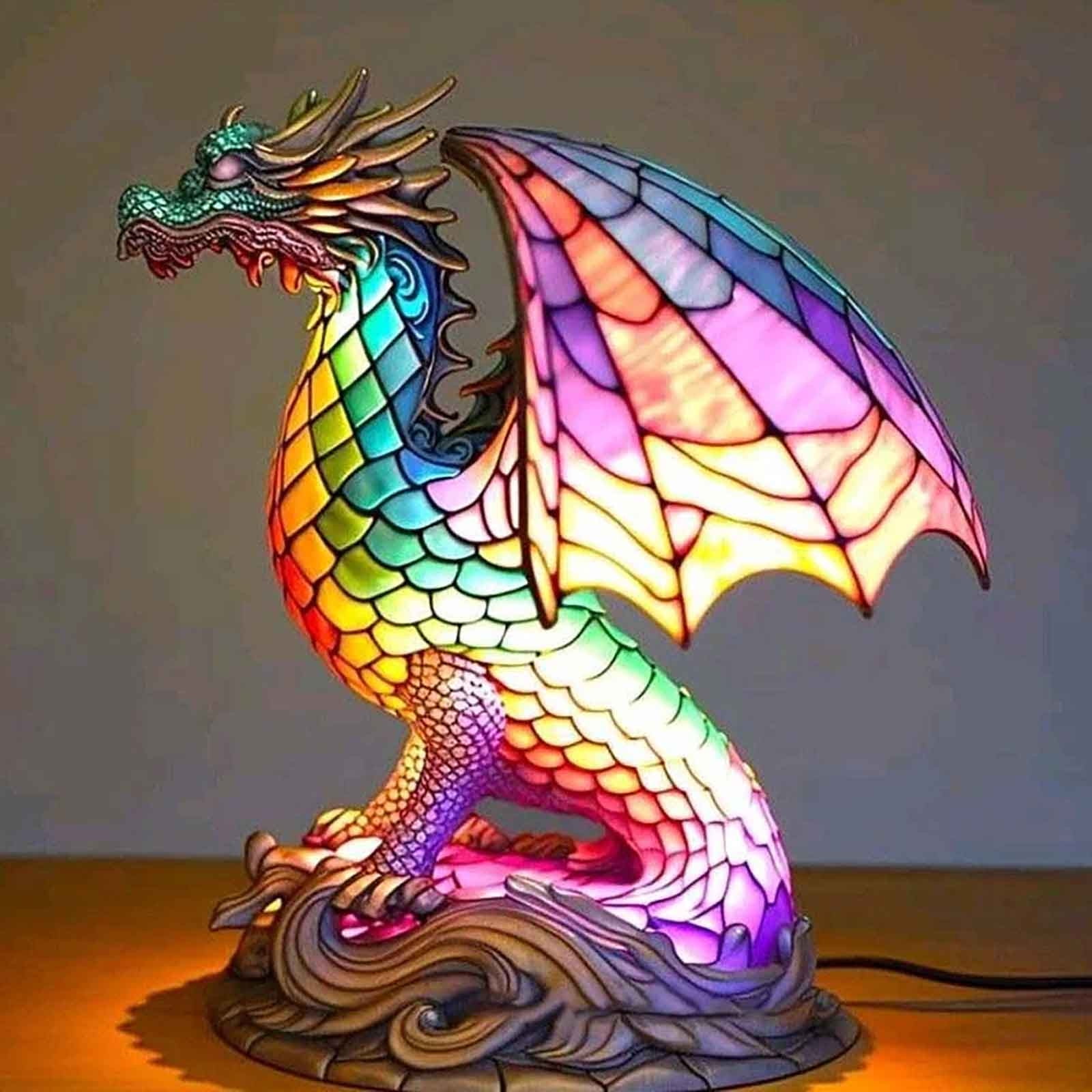 Stained Glass Animal Table Lamp Night Light for Jamaica Ubuy