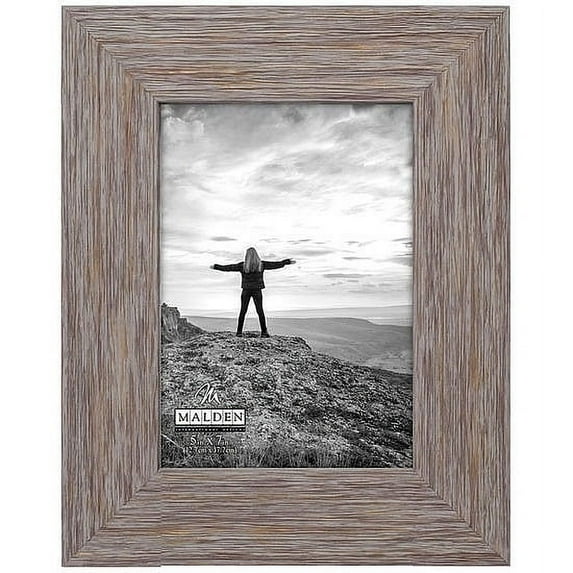 WIDE GREY TEXTURE 5x7 by Malden - 5x7