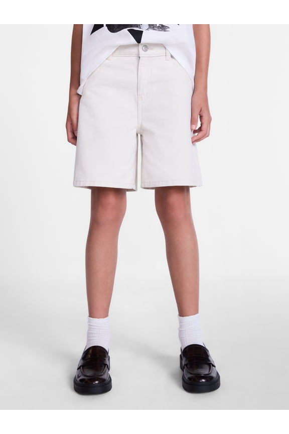 Girls Baggy Jean Shorts, Sizes 4-18