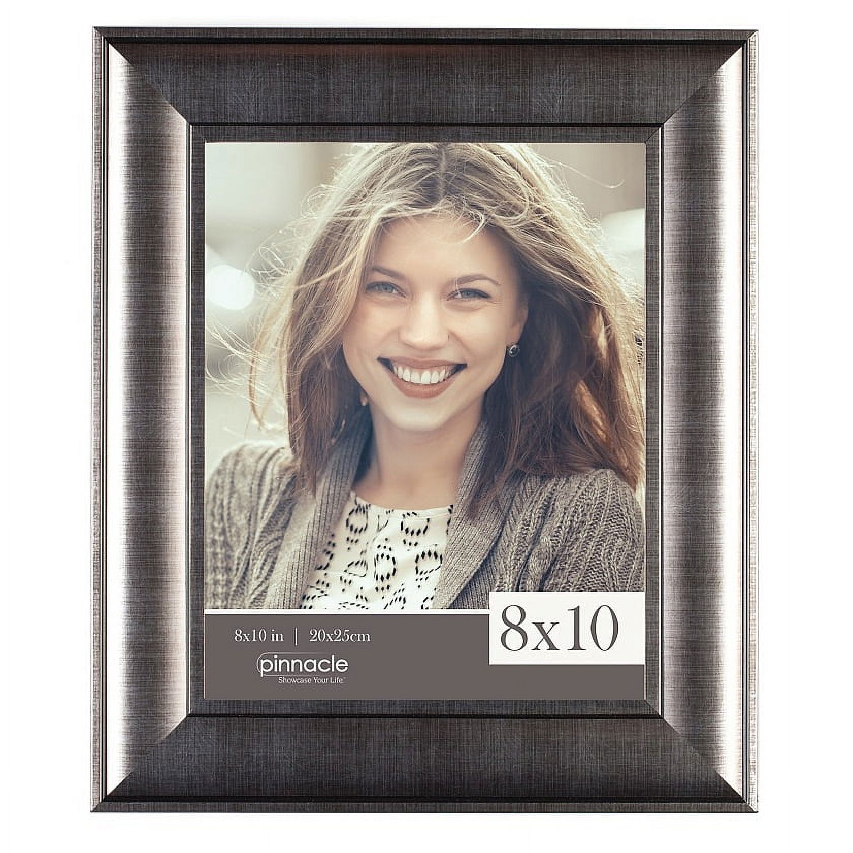 WIDE PEWTER 8x10 frame by Pinnacle 8x10