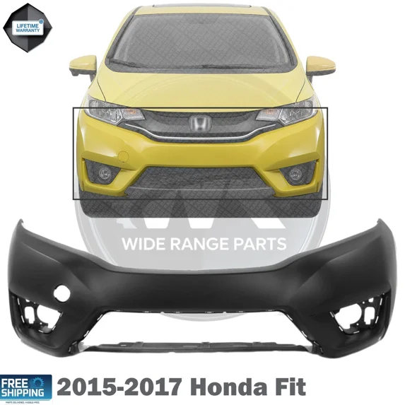 WIDE RANGE PARTS Front Bumper Cover Primed For 2015-17 Honda Fit Japan and Mexico Built HO100029