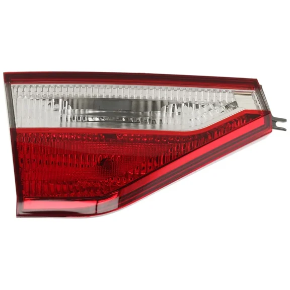 WIDE RANGE PARTS Halogen Tail Light Direct Replacement Compatible With 2011-2013 Honda Odyssey Left Inner Clear/Red w/ Bulbs