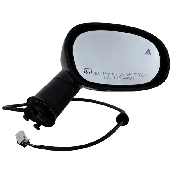 WIDE RANGE PARTS Mirrors Passenger Right Side Heated Hand 5LD66DX8AD Direct Replacement Compatible With Dodge Challenger 2015-2019