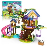 WIDELAND Friends Treehouse Building Set with LED Lights Compatible with Lego   791 Pieces STEM Toy for Kids Ages 6+, Ideal Birthday Christmas Gift