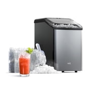 WIE 40lbs/Day Countertop Sonic-Style Chewable Nugget Ice Maker Black