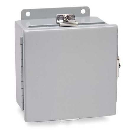 WIEGMANN Enclosuresr,Mtlic,6In.Hx 6In.Wx4In.D BN4060604CH