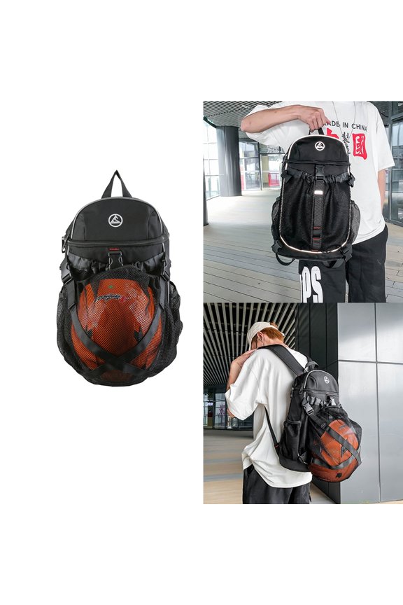 Basketball Backpack with Ball Compartment Large Capacity Gym Bag Gym Sport Equipment Backpack Volleyballs Soccer Bag