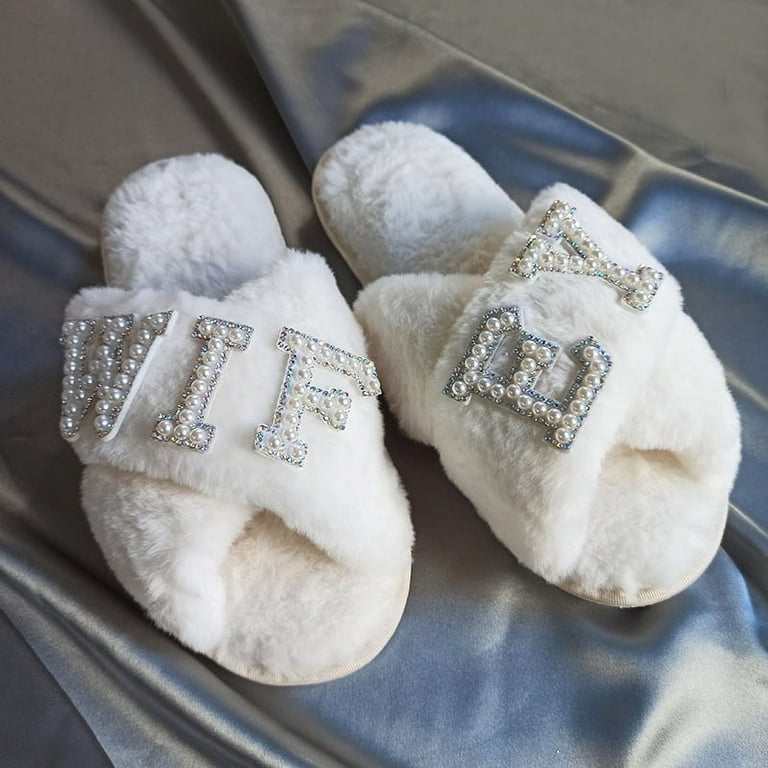 Bad boy hotsell slippers white