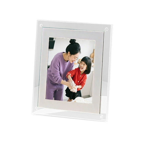 WIFI Acrylic Digital Photo Frame 10.1Inch Display IPS Screen 32G Memory Porta Retrato Digital US Plug