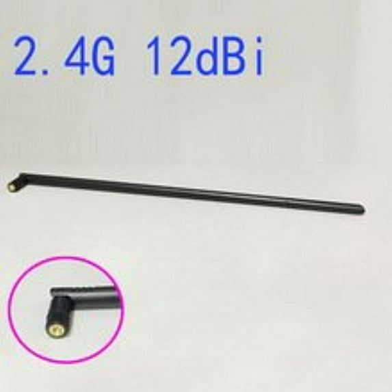 WIFI Antenna 2.4 GHz 12dBi SMA Male Wireless WLAN Black Floding Omni Router Card Antenna 45CM Length Ships Quickly From USA