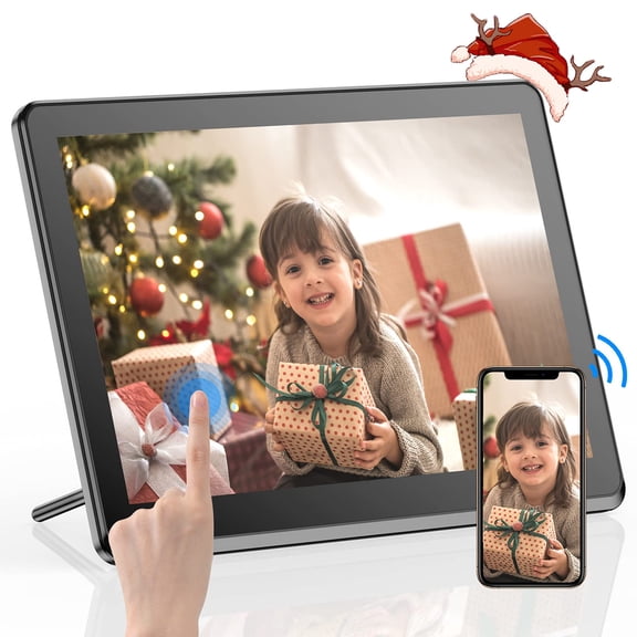 WIFI Digital Picture Frame,8inch IPS Touch Screen FHD 1080P with 16GB Storage,Gift for Loved one