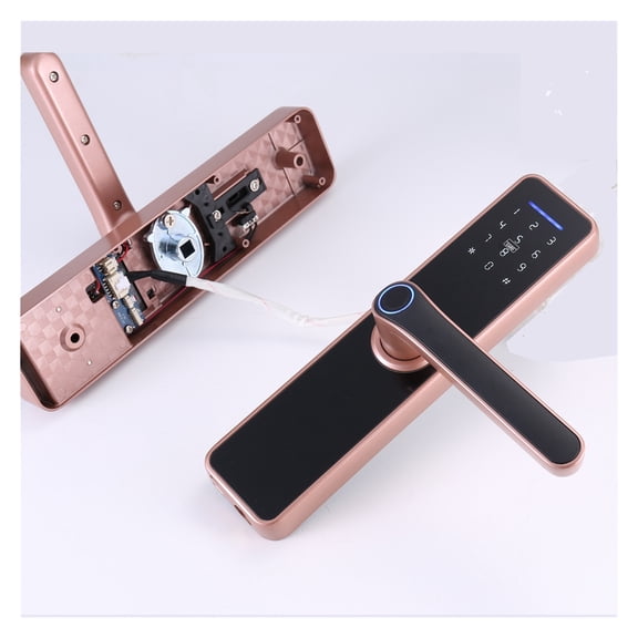 WIFI Fingerprint Indoor Electronic Lock Smart Fingerprint Password Card Office Door Lock For Hotel Home Tenants ,Easy to Installation and Use