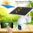 thumbnail image 1 of WIFI IP Camera 4G Sim Card Solar Panel Security Camera 1080P PTZ Outdoor Night, 1 of 12
