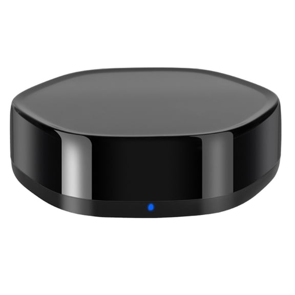 WIFI Infrared Graffiti Mobile Phone Intelligent Remote Control Compatible with Multiple Code Bases Voice Control,1 x IR remote control 1 x USB power cable,Black