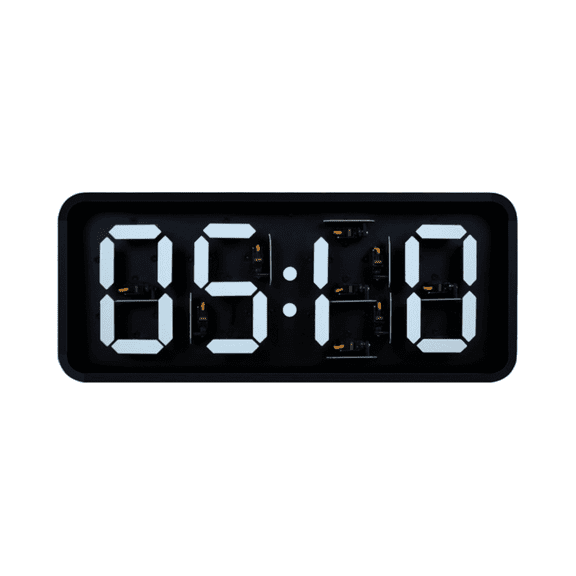 WIFI Large-Size Mechanical Gear Servos Clock Wall Clock AI Voice Integration Large Number Alarm Clock Home Decoration