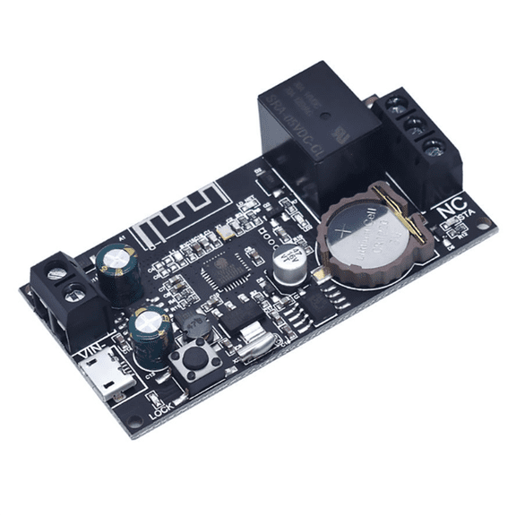 WIFI Mobile Phone Remote Controller Module Network Timing and Disconnection Running Smart Home Phone APP,1 * remote controller module,Black
