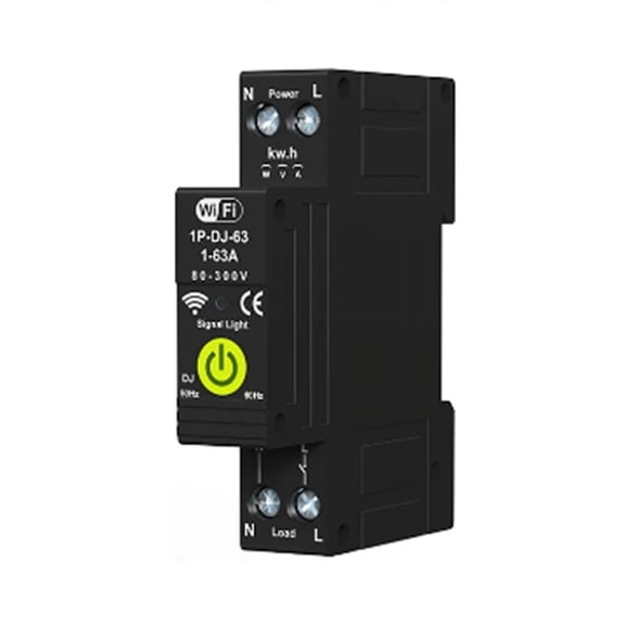 WIFI Overvoltage and Undervoltage Protector Photovoltaic Bidirectional Energy Meter KWH Metering Time Switch