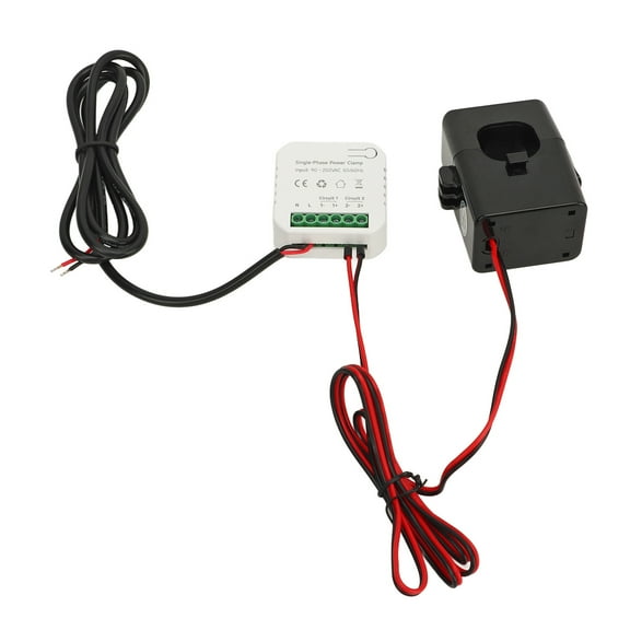 WIFI Smart Energy Meter APP Real Time Power Consumption Monitor with 200A CT Clamp AC90250V