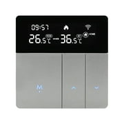 WIFI Smart Thermostat with LCD Display Smart Heating Radiator Thermostat APP & Voice Control Indoor Constant Temperature Controller Digital Programmable Thermostat Freezing