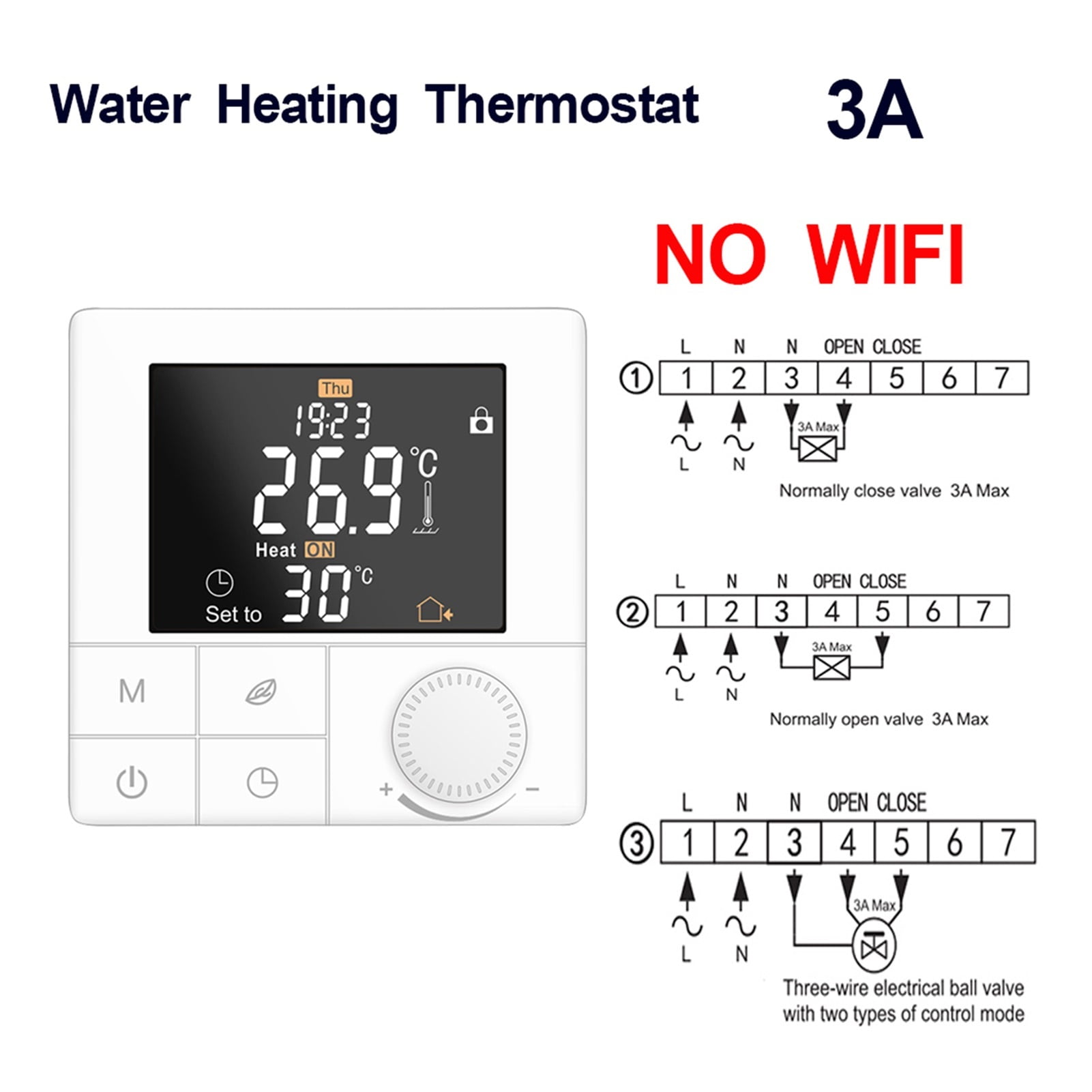 WIFI Weekly Program Thermostat APP Temperature Control Voice Alexa