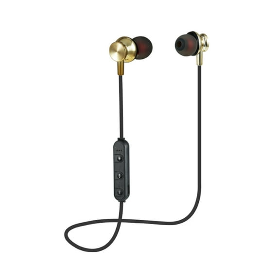 WIFKLSIIPG Bluetooth 4.2 Stereo Earphone Headset Wireless In-Ear Earbuds Headphone(Gold)