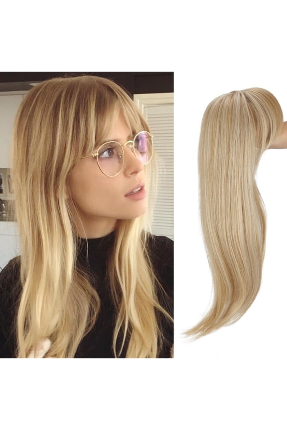 Hair Toppers for Women 360 3D Topper with Hair Clip with Thinning Hair 18 inch Toppers Hair Pieces for Women