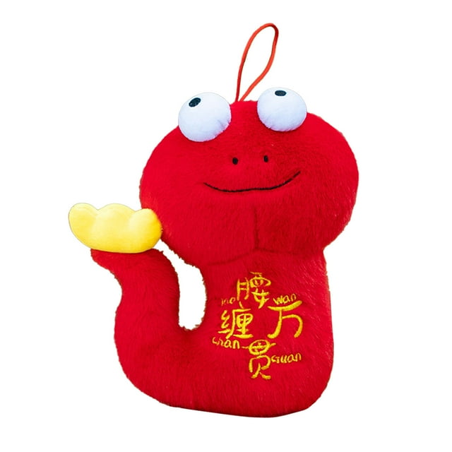 WIFKLSIIPG Stuffed Animal 2025 Year of The Doll 3D Chinese Plushies