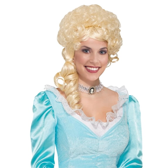 WIG-COLONIAL LADY BLONDE BELLE