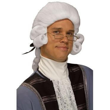 WIG-COLONIAL MAN-WHITE