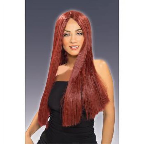 WIG-LONG BURGUNDY