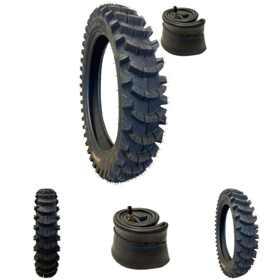 WIG Racing Scoop36 120/90-19 Mud Tire with 2.5mm Inner Tube for Off-Road Use