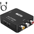 thumbnail image 1 of WIGACH RCA to HDMI,AV to HDMI Converter, 1080P Mini RCA Composite CVBS Video Audio Converter Adapter Supporting PAL/NTSC for TV/PC/ PS3/ STB/Xbox/VHS/VCR/Blue-Ray DVD Players, 1 of 5
