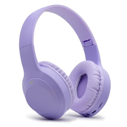 WIGACH Wireless Bluetooth Headphones, Over-Ear Headphones with HD Microphone, Foldable Bluetooth 5.0 Wireless Headphones for Travel/Office/Mobile Phone/PC, Purple