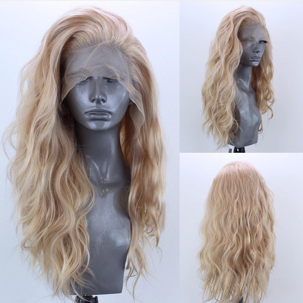 Foxy Lady H b Keira Human Hair Blend Lace Front Wig in F4 30